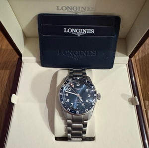 Longines Spirit Zulu Time Blue ανδρικό ρολόι