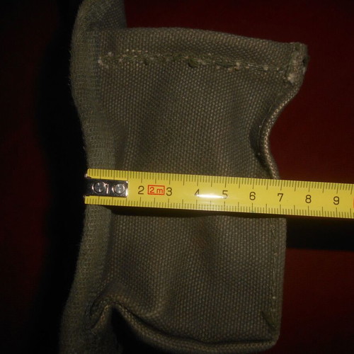 Greek Army M-71 First Aid Pouch canvas green new