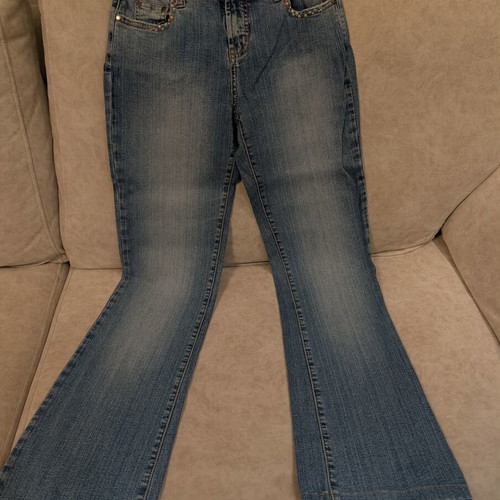 Julia Bergovich women's bootcut blue denim pants used