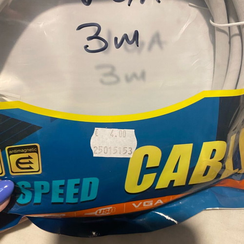 VGA cable 3m brand new high speed