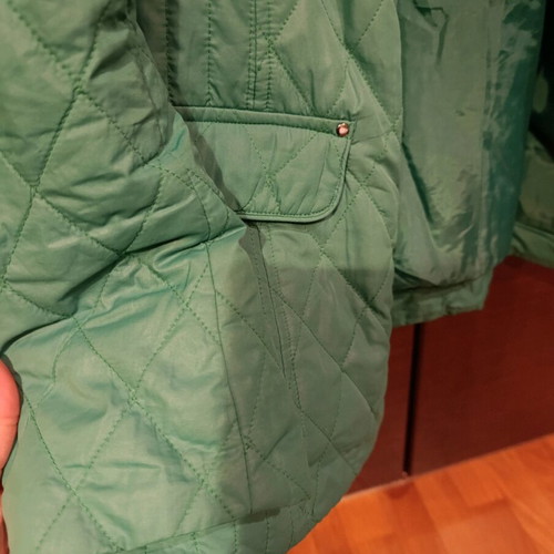 Canda quilted jacket spring autumn new green