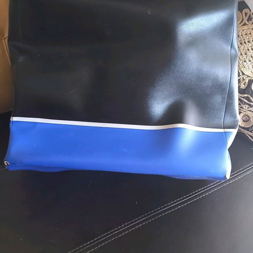Le Pandorine large hand bag used, black-blue