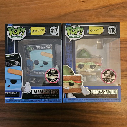 Funko Pop April Fools in perfect condition, rare NFT