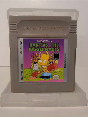 The Simpsons Bart vs. Juggernauts - Nintendo Gameboy