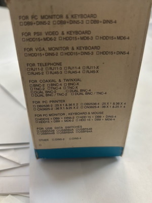 Data switch manual 2-way