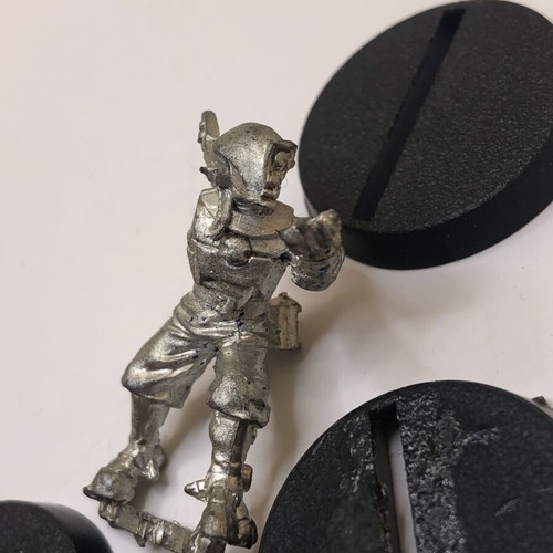 GW Warhammer 40K Tau Pathfinders vintage unpainted, like new, set of 3