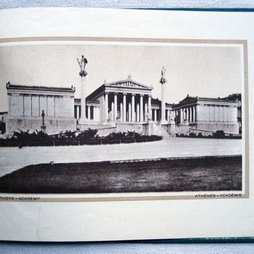 Photo album with Greek monuments photos used