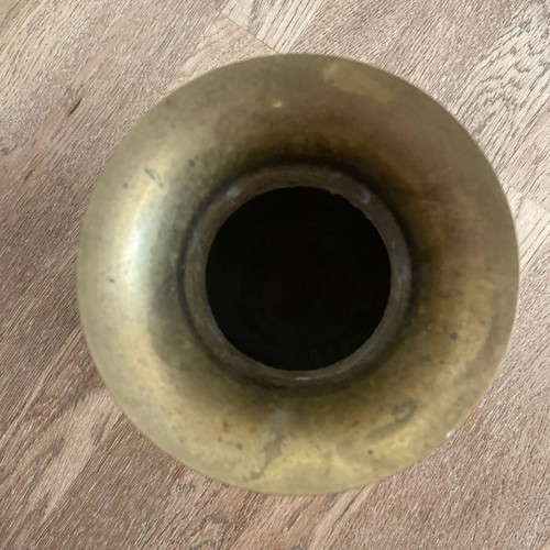 Brass vase used in very good condition