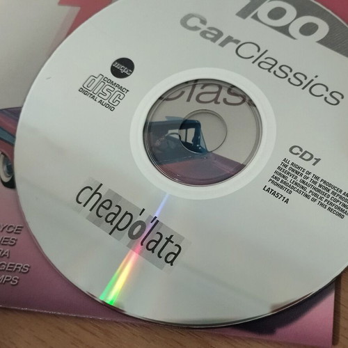 100 Car classics box set with 5 CDs used, foreign songs