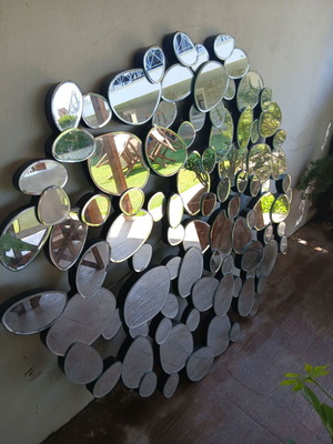 Wall mirror decoration 110×130 cm