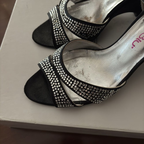 Rebecca Blu vintage sandals used with rhinestones and ankle strap size 40