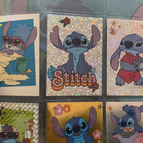 Stitch Panini Card Album 2024 like new with few missing cards