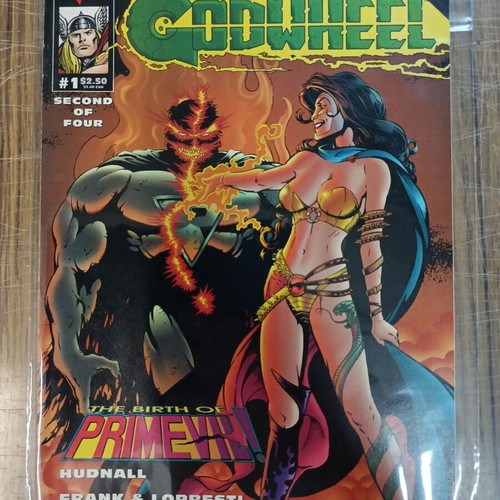 Godwheel comic used, Malibu Comics