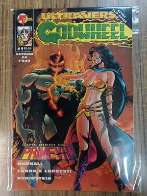 Godwheel comic used, Malibu Comics