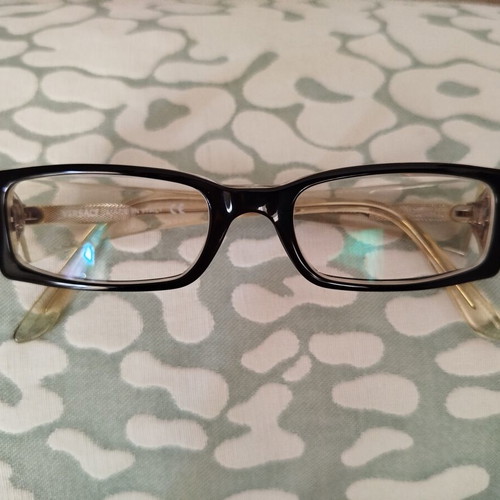 Versace women's eyeglass frame MOD. 3022, like new, black