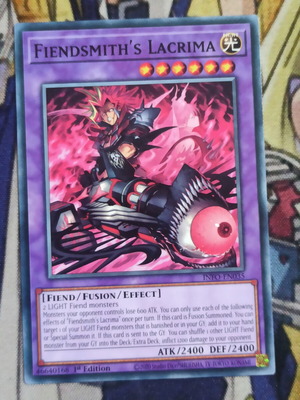 Fiendsmith's Lacrima Fusion Monster κάρτα σαν καινούργιο