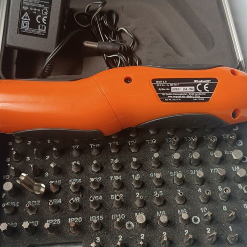 Bavaria by Einhell BSD 3.6 rechargeable screwdriver with 100 bits and case new