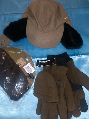 ZARK hat pack, Thinsulate gloves and fleece neck warmer Armymania new