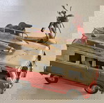  Μεταλλικό αυτοκίνητο και μεταλλική μηχανή.