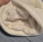 White hat like new with fur interior