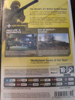 Counter Strike Source PC DVD used