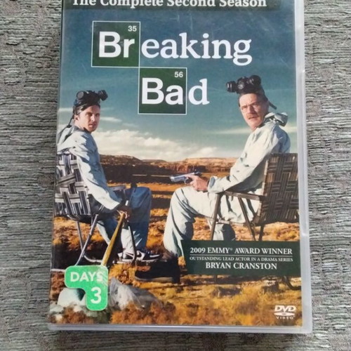 Breaking Bad seasons 1, 2, and 3 DVD set used with Greek subtitles