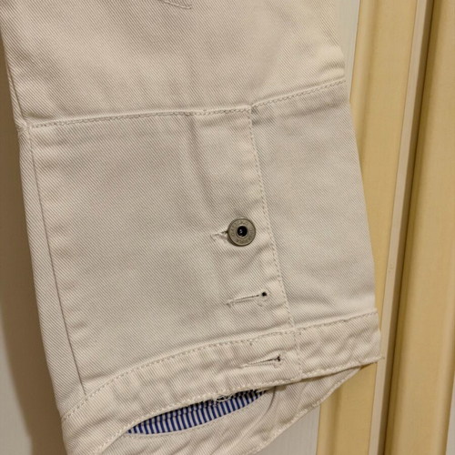 Cropped denim pants Gaetano Navarra white, 42IT, like new