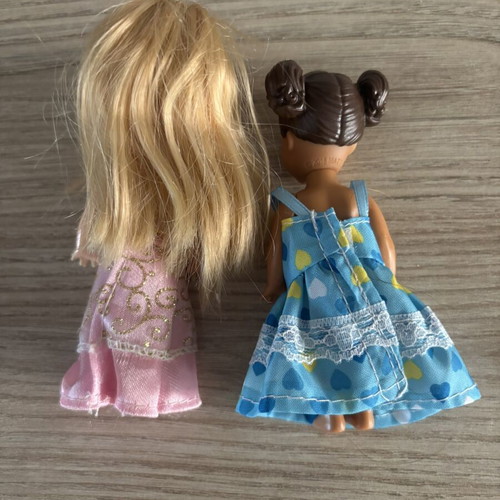 Barbie Kelly mini doll set used, 2 pieces