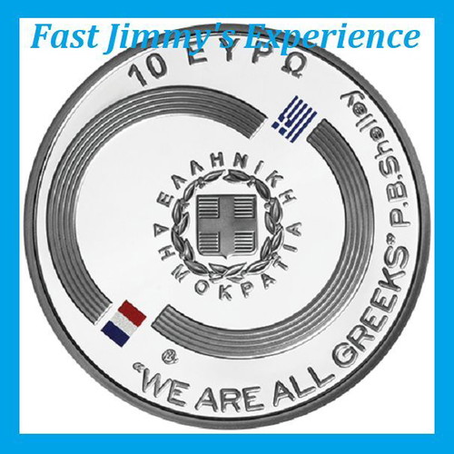 Official Silver Colored Proof Coin 10 Euro Charles Fabvier new