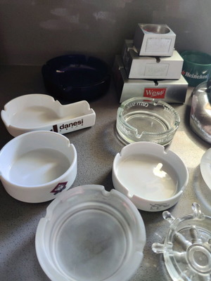Various ashtrays