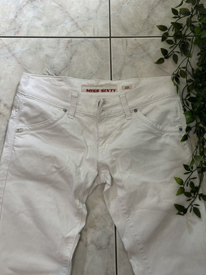 Miss Sixty Binky Low-Rise White Jeans Y2K like new, size S