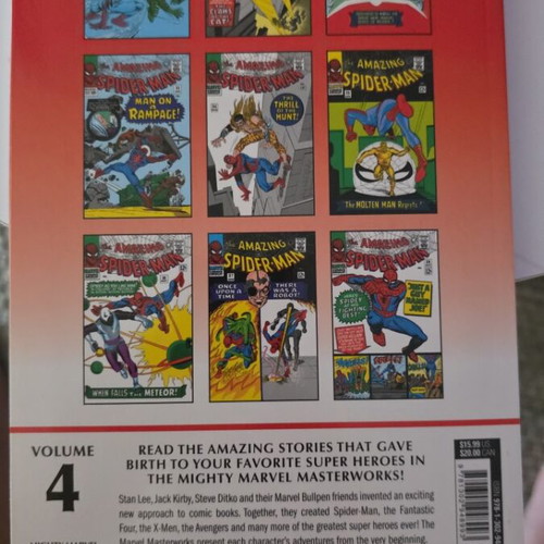 Mighty Marvel Masterworks The Amazing Spider-Man Vol. 4 TPB like new
