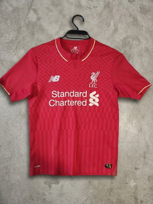 Liverpool FC 2015/2016 Home Football Jersey New Balance used, youth size 134