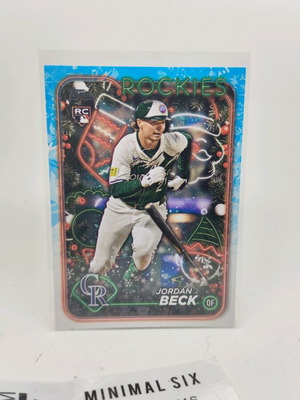 Jordan Beck Rockies collectible card like new