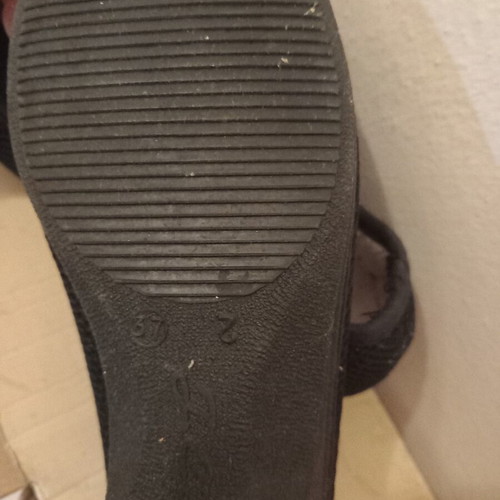 Canvas shoes size 37 new, black