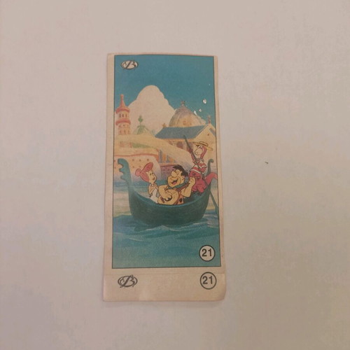 Koukouroukou Flintstones collectible sticker used