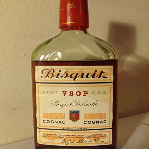 Cognac Bisquit collectible old bottle 60's-70's new