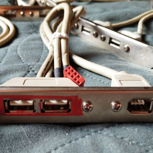 Usb ports for PC used, pack of 18 pieces
