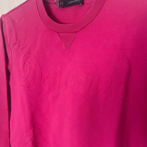 Dsquared2 sweatshirt like new, fuchsia, size large