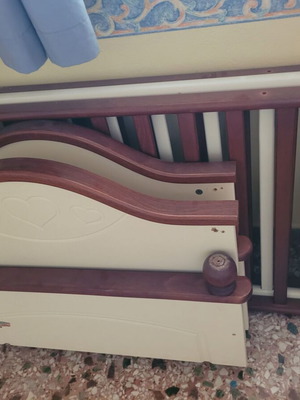 Baby cot used from IRA, disassembled without mattress