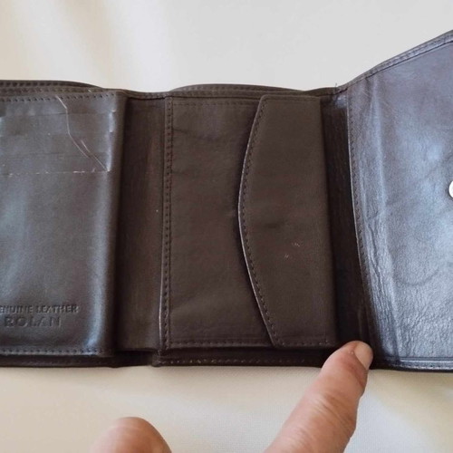 Rolan wallet used, brown color