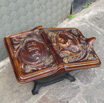 Cast iron fireplace accessory used, old