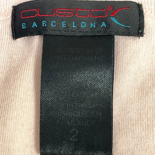 Custo Barcelona tank top pink like new, size 2
