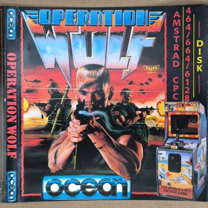 Operation Wolf (Ocean) Amstrad Disk like new