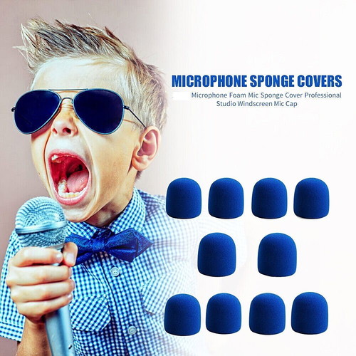 Microphone Windshield Sponge Blue new