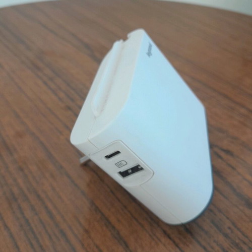 Legrand adapter like new with 2 bipolar sockets, USB A and USB type C