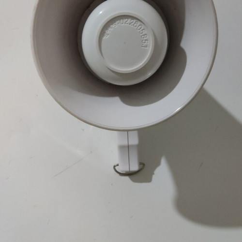 Mini megaphone used