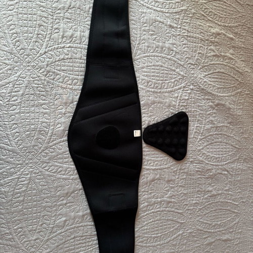 Orthopedic lumbar support belt like new with extra cushion