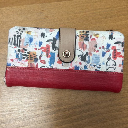 Anekke wallet used, original, artistic design, red