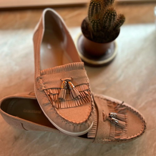 Graceland women's moccasins like new, size 41, eco suede